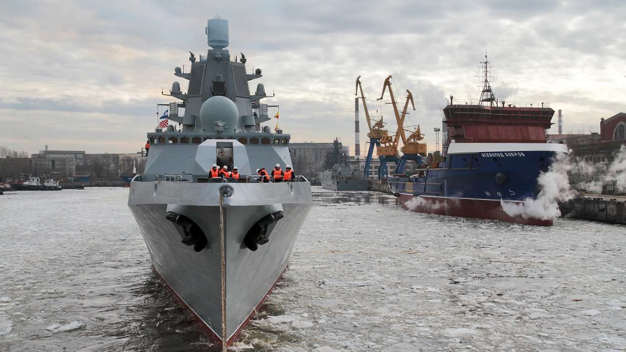 Первый штатный носитель гиперзвуковых крылатых ракет «Циркон» фрегат «Адмирал Головко» начал ходовые испытания