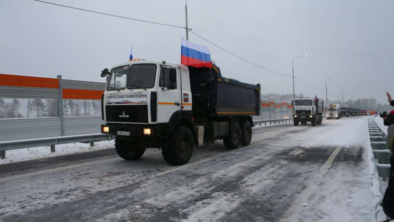 В России открыли движение по еще одному участку трассы М-12, которая соединит Москву с Тюменью
