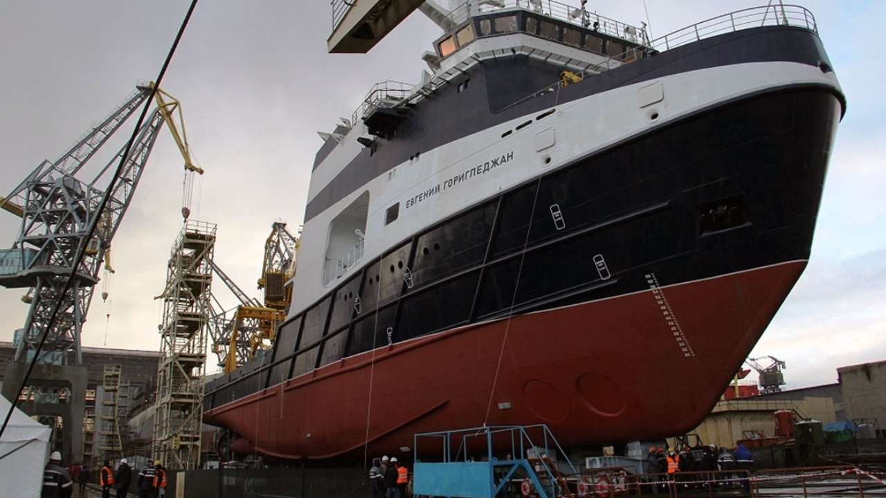 Исследовательское судно «Евгений Горигледжан» передадут ВМФ России в феврале