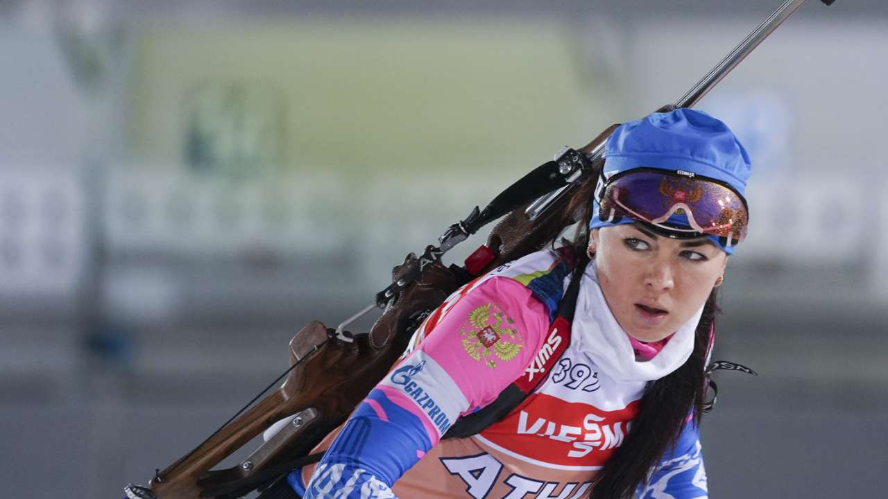 Российская биатлонистка Лариса Куклина выиграла гонку преследования на этапе Кубка Содружества