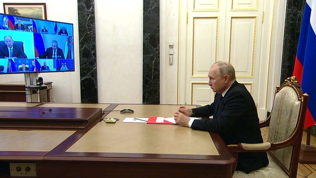 Шойгу и Патрушев доложили Путину о ситуации в зоне СВО