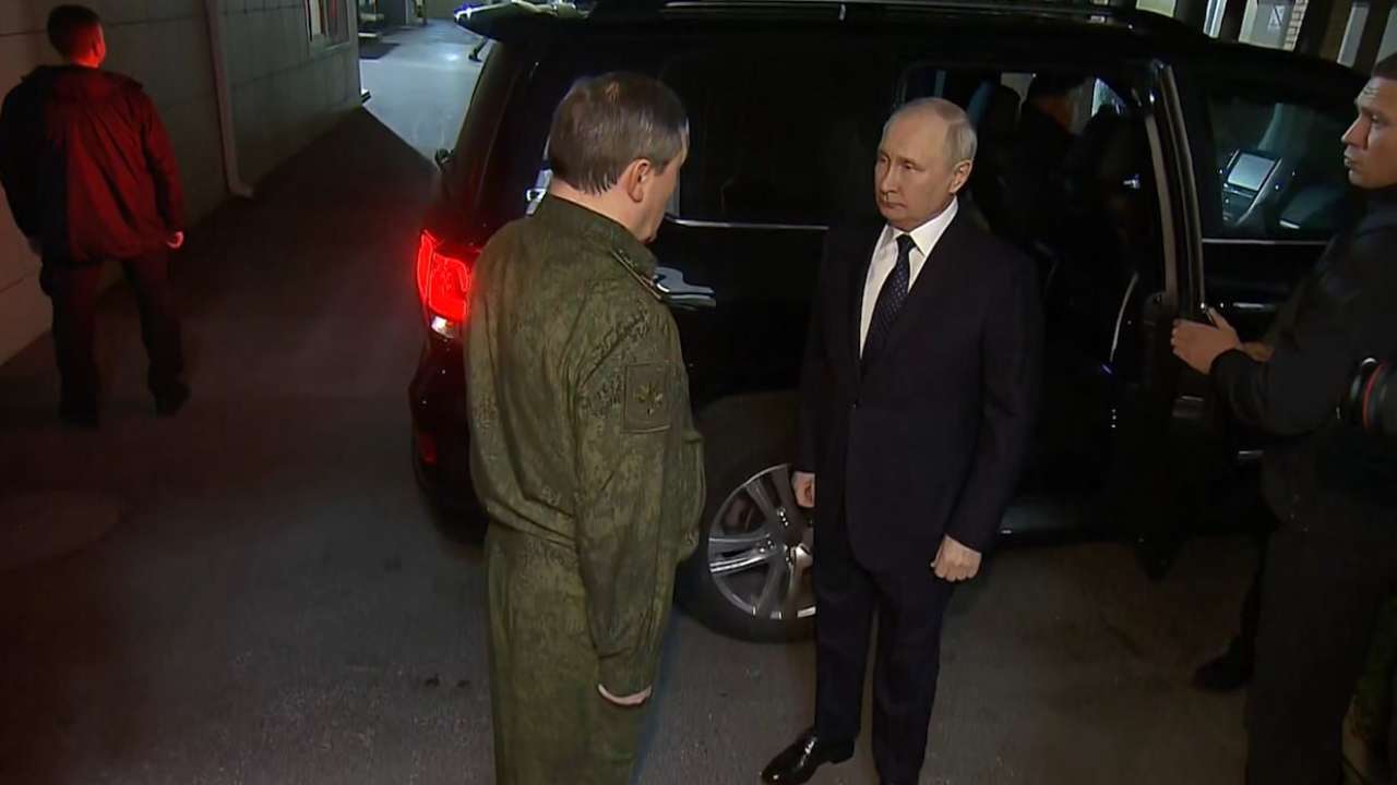 Путин посетил штаб группировки СВО в Ростове-на-Дону
