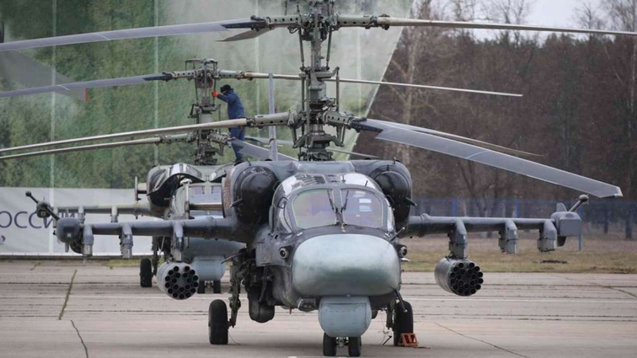 Минобороны впервые сообщило о применении модернизированных вертолетов Ка-52М в зоне СВО