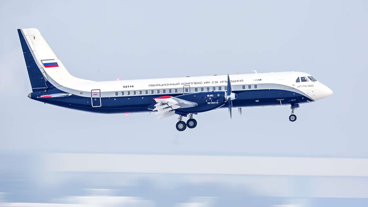 В России возобновились испытания пассажирского самолета Ил-114-300